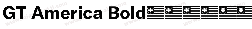 GT America Bold字体转换